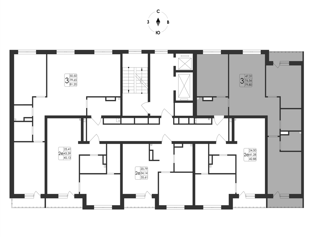3-комнатная квартира, 79.8 кв.м, Май, изображение-12