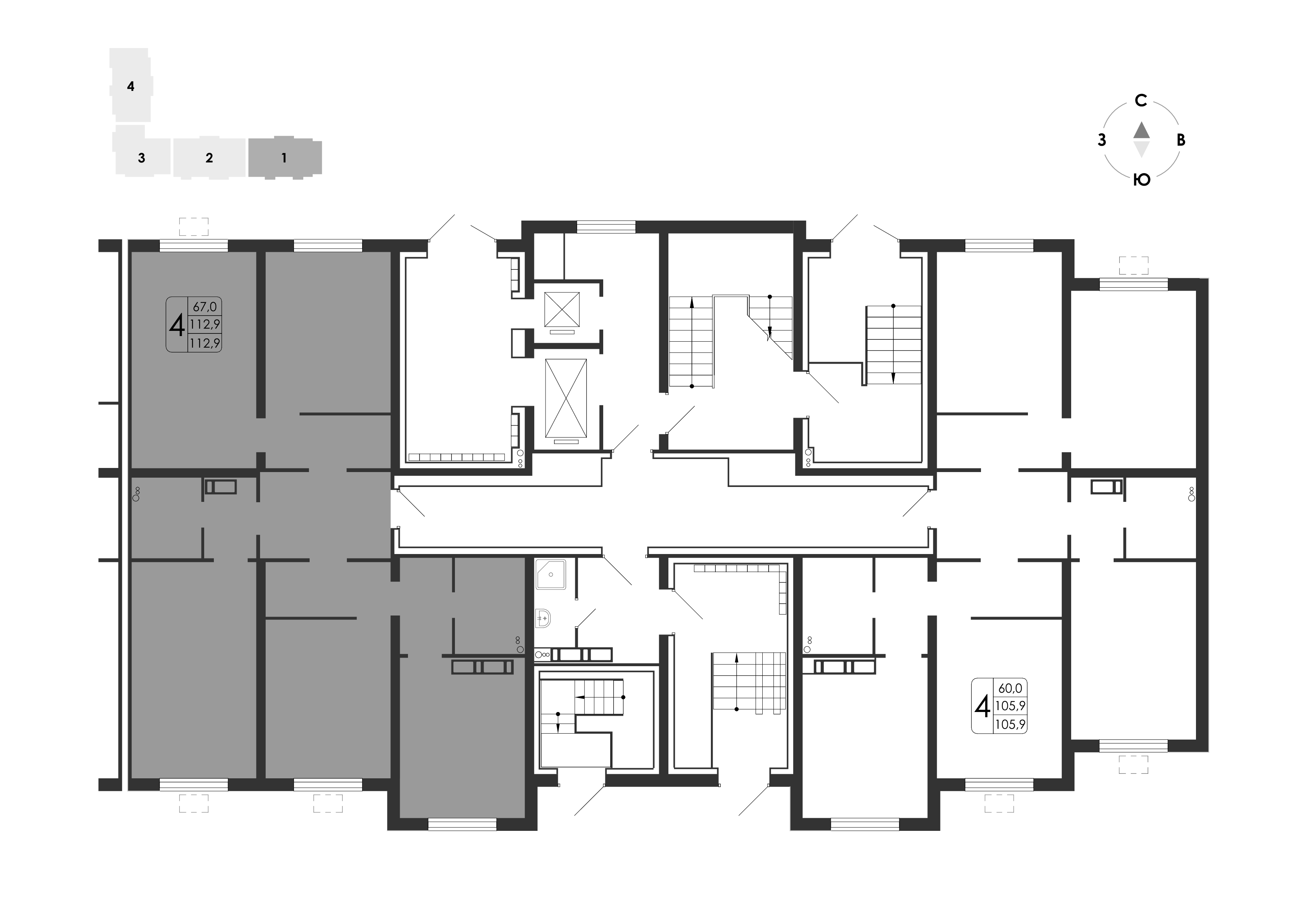 4-комнатная квартира, 112.9 кв.м, Яблоневые сады, изображение-10